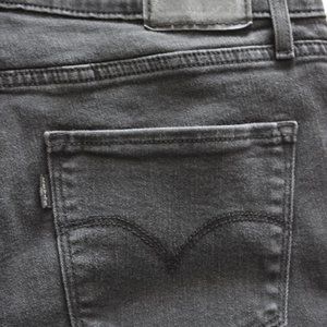 Levi's 721 High Rise Skinny Jeans, Faded Black, 31